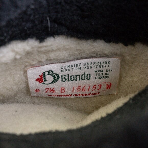 Blondo Vintage 90 Women Shearling Lined Brown Leather Winter  Blondo Women Vintage Retro 90s Shearling Lined Waterproof Winter Boots sz 7.5